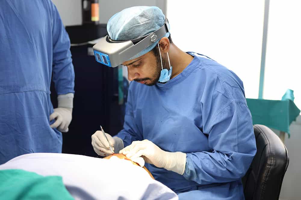 Hair transplant in Jaipr by dr shivam